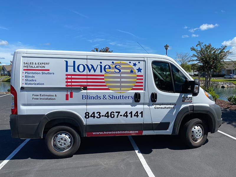about-howies-blinds-van-pic Howie’s Blinds & Shutters Van photo